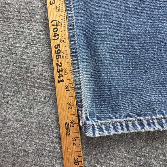 Levis 550 Jeans Mens 36x24 Blue Relaxed Fit Baggy Distressed Paint Splatter - Picture 11 of 16